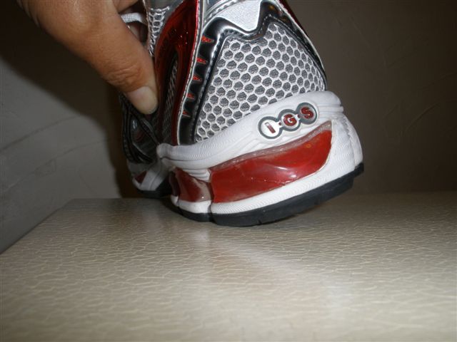 mauvais talon amorti gel sport